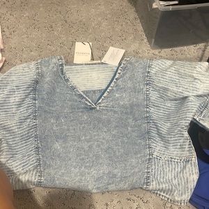 Promesa top denim coloring